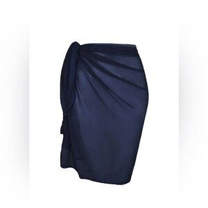 NWT Riviera Mesh Sarong - Riad Navy One Size